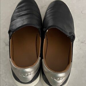 UGG Black and Silver Casual Slip-Ons